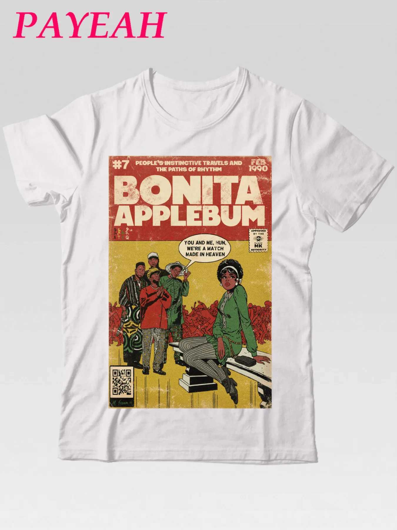 A Tribe Called Quest Shirt Bonita Applebum! Vintage Album 80s 90s Hip Hop RB Tribe Tshirt Retro Comic Tee X2506131