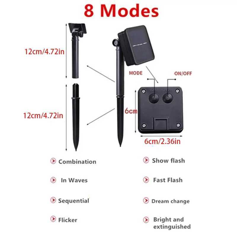 20/50/100LED Solar-Powered Bubble Ball LED String Light Waterproof Outdoor Courtyard Garden Fairy Lights Ramadan Decorations XJ250612