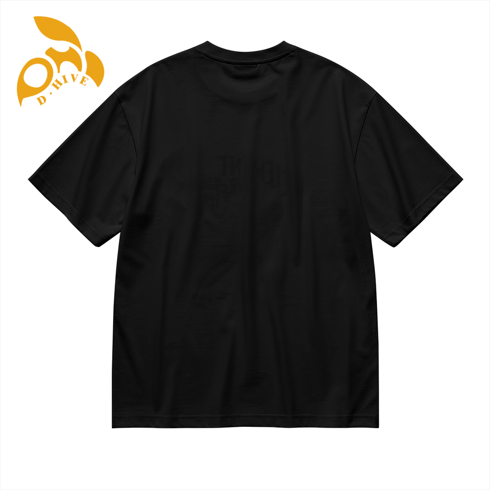 Free Shipping Designer Oversize Customized Summer Men's Women's cool T-shirt Short Sleeve Round neck breathable outdoor black Customized Tee