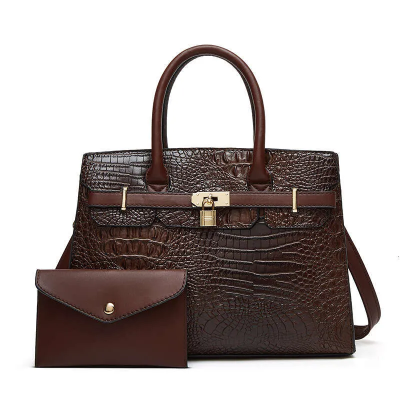 Designer Bag 2024 Mother And Child New Women's Trendy Tote Large Capacity Shoulder Bag, Two Piece Set