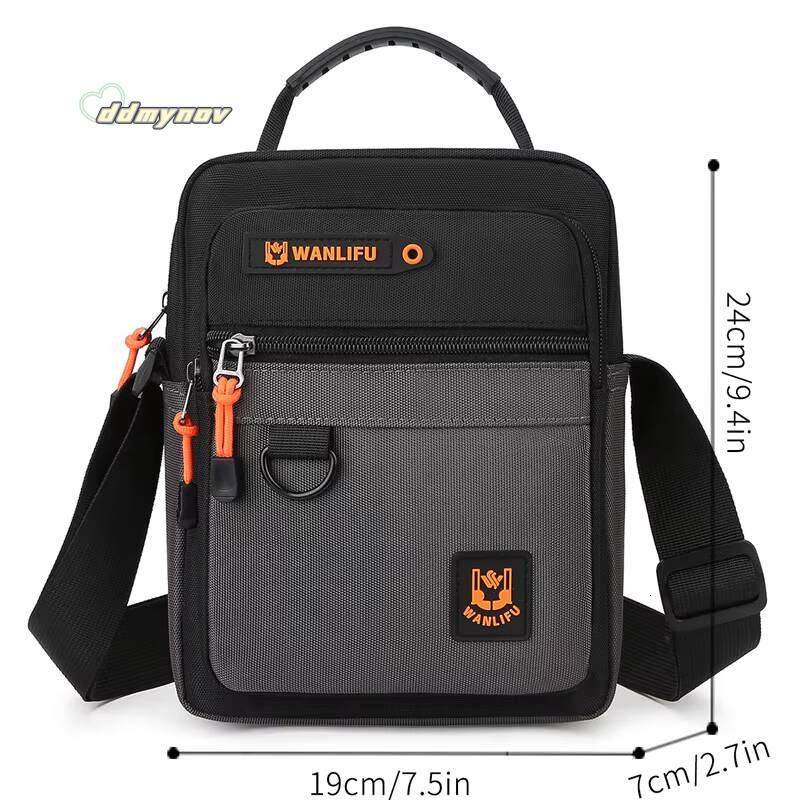 Casual Handbag Shoulder Lightweight Oxford Purse Small Crossbody Fashion Stylish Men's Messenger Bag SAC ddmynov