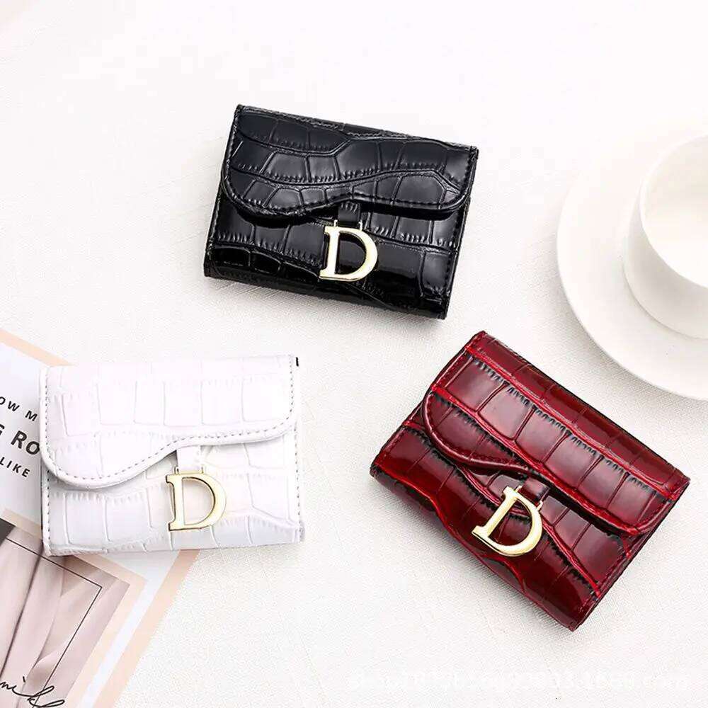 Fashion Mini Short Women PU Wallet Multi-Card Card Holder Small Multi-functional Clutch Bag