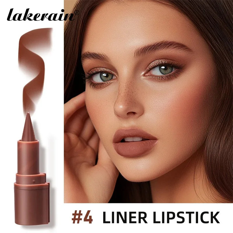 Tapered Gradient Lip Liner Pencil Purple Brown Pointed Head Lipliner Waterproof Non Sticky Matte Lipstick Gradient Contouring 250613