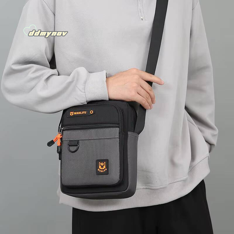 Casual Handbag Shoulder Lightweight Oxford Purse Small Crossbody Fashion Stylish Men's Messenger Bag SAC ddmynov