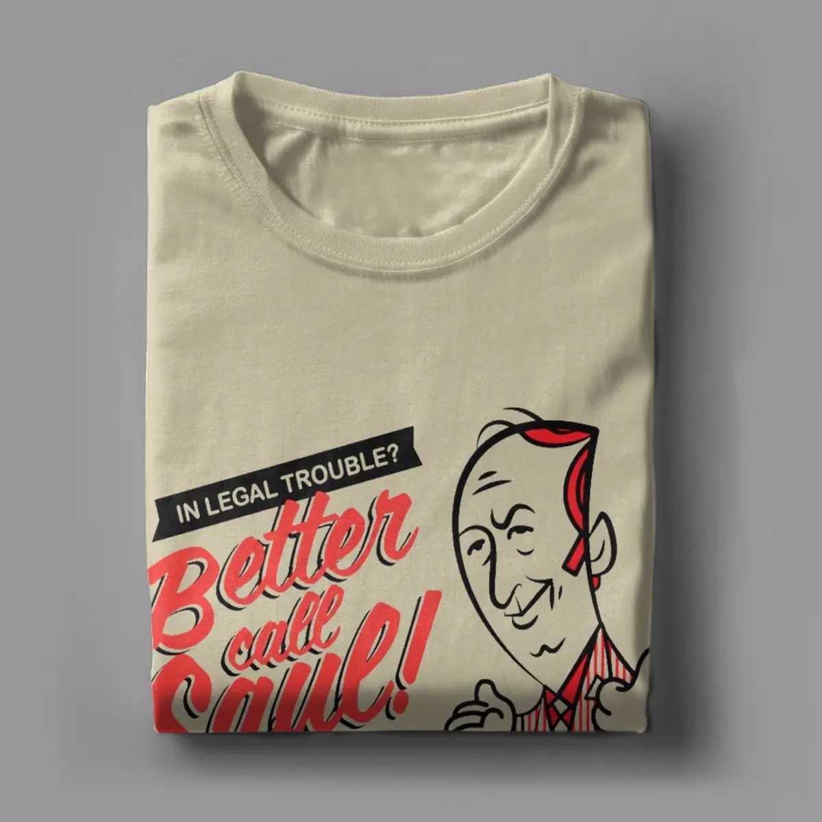 Better Call Saul Goodman T Shirt Men Pure Cotton Vintage T-Shirt Round Neck Tee Shirt Short Sleeve Tops Gift Idea X250613