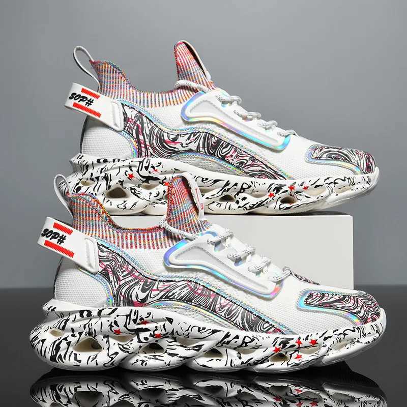 Breathable Men Casual Sneakers Luxury Mens Tennis Shoes Trainer Race Fashion Loafers Running Shoes Comfortable Tennis Race Shoes W250613