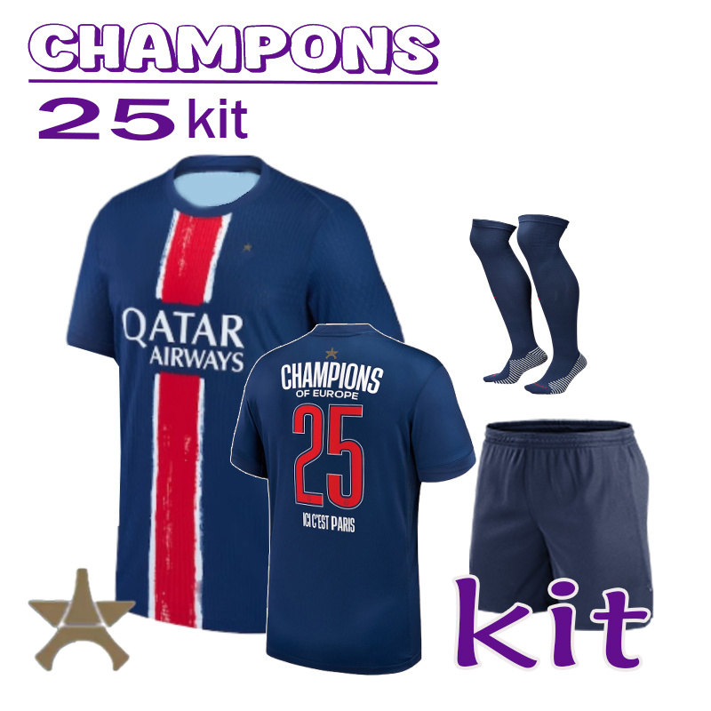 psges jersey 25 26 Ousmane Dembele jersey Khvicha Kvaratskhelia Football Shirt GonCalo Ramos Gianluigi Donnarumma kit Soccer Jerseys kids paris st ger