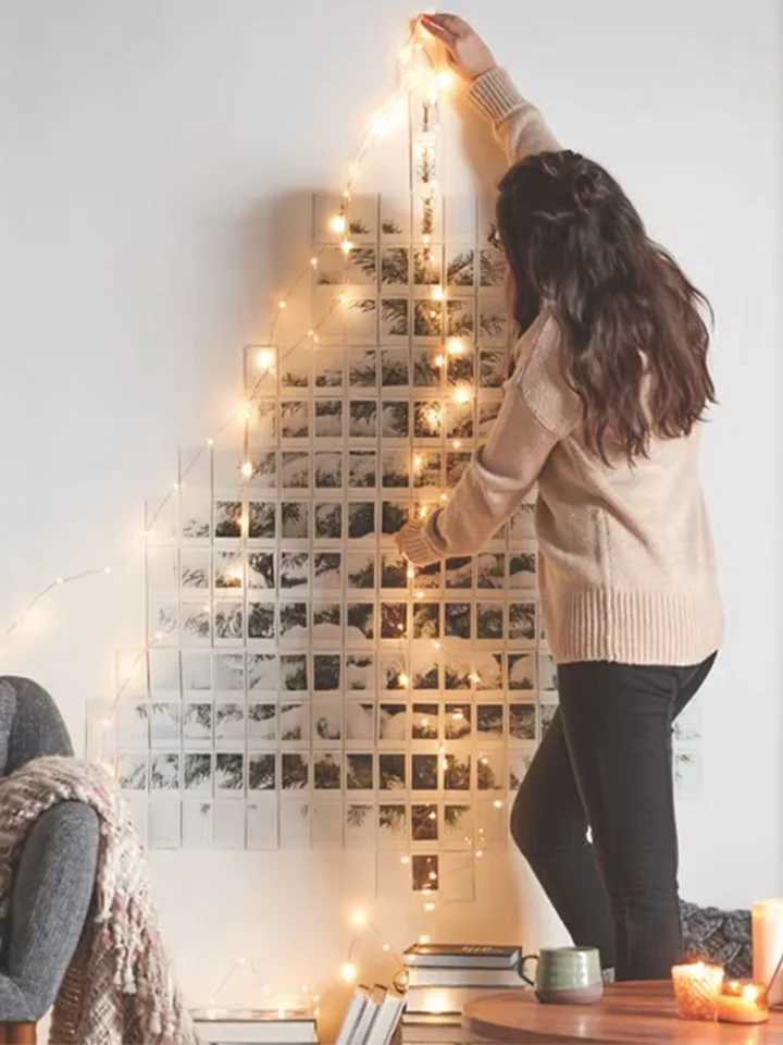 1/5/10pcs Fairy Lights String Button Battery Light Home Decor Living Bedroom Garden Christmas Wedding New Year Ornament Garland XJ250612