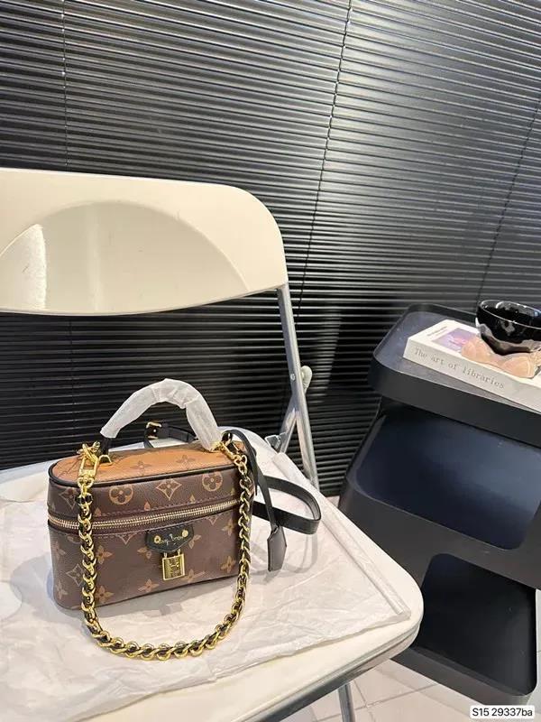 10A Top quality New vanity Bags Handbags Purses Bags Leather Floral Letter Women's Handbag Shoulder Bag Cosmetic Box Come Withe Boxs