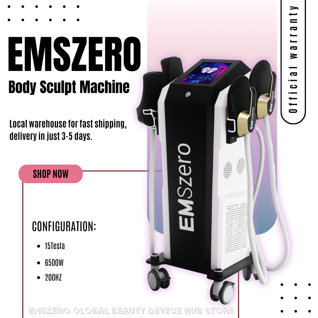 Professional EMSzero HIEMT Muscle Stimulation NEO 6500W RF Machine Body Sculpting Equipment Fat Burning Slimming