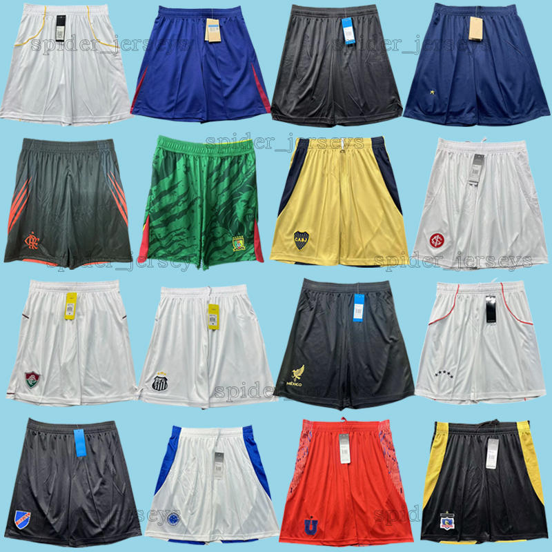 2025 PSGES BARCE Soccer Shorts Real Boca Cameroon GermanyS Mexico Kane CeltsS COLO Pants CorinthiansS Cruzeiro Flamengo Santos Internacional Chile sports pants