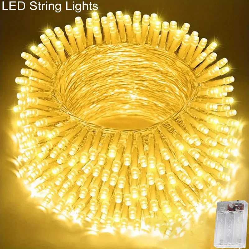 10/20/50/80 LEDs String Lights Festive LED String Lights for Christmas Halloween Easter Valentines Day Eid No Batteries Included XJ250612