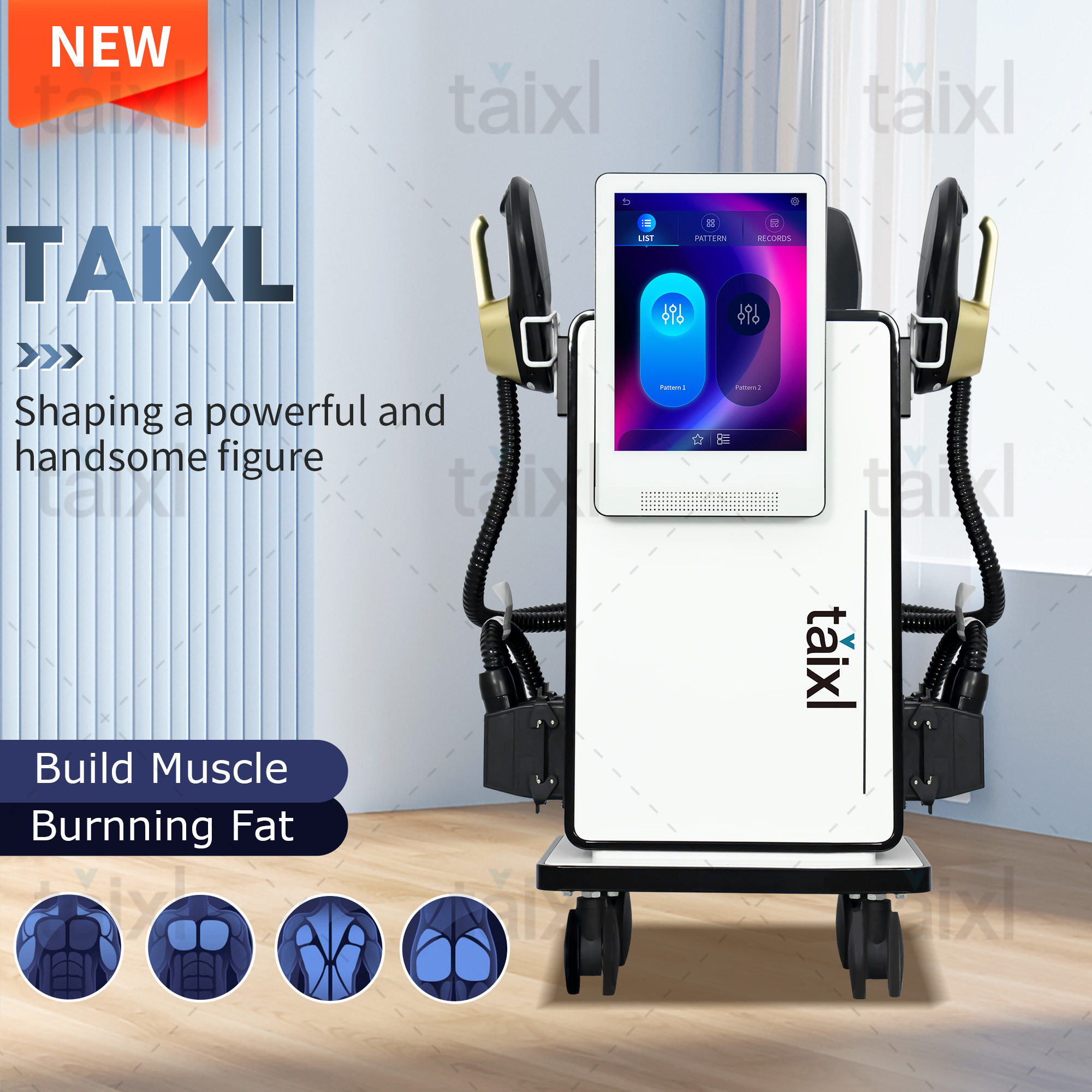 RF Body Sculpt Machine 4 5 Handle Neo Professional ultra Pro Portable EMS Body Muscle Stimulator 2025 for salon