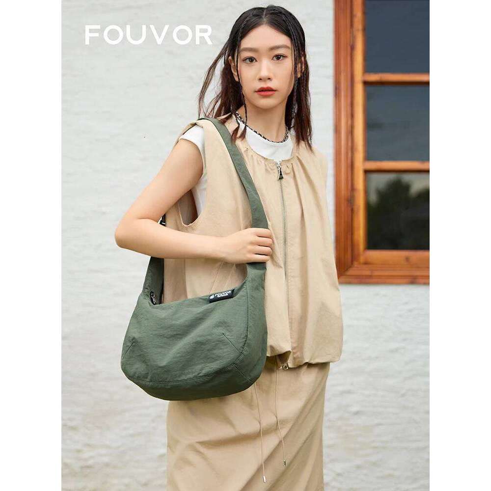 Fouvor Womens Crossbody Nylon Lightweight Sports Shoulder Bag Large Canvas Waterproof Casual Fashion Bags 2025 New 3043-04