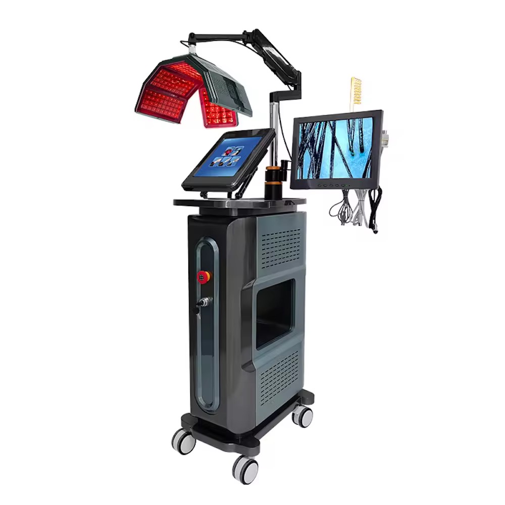 650nm Growth Laser Diode Hair Growth Machine Laser Regrowth High Frequency Electrotherapy Ozone Comb Hair Loss Treatment