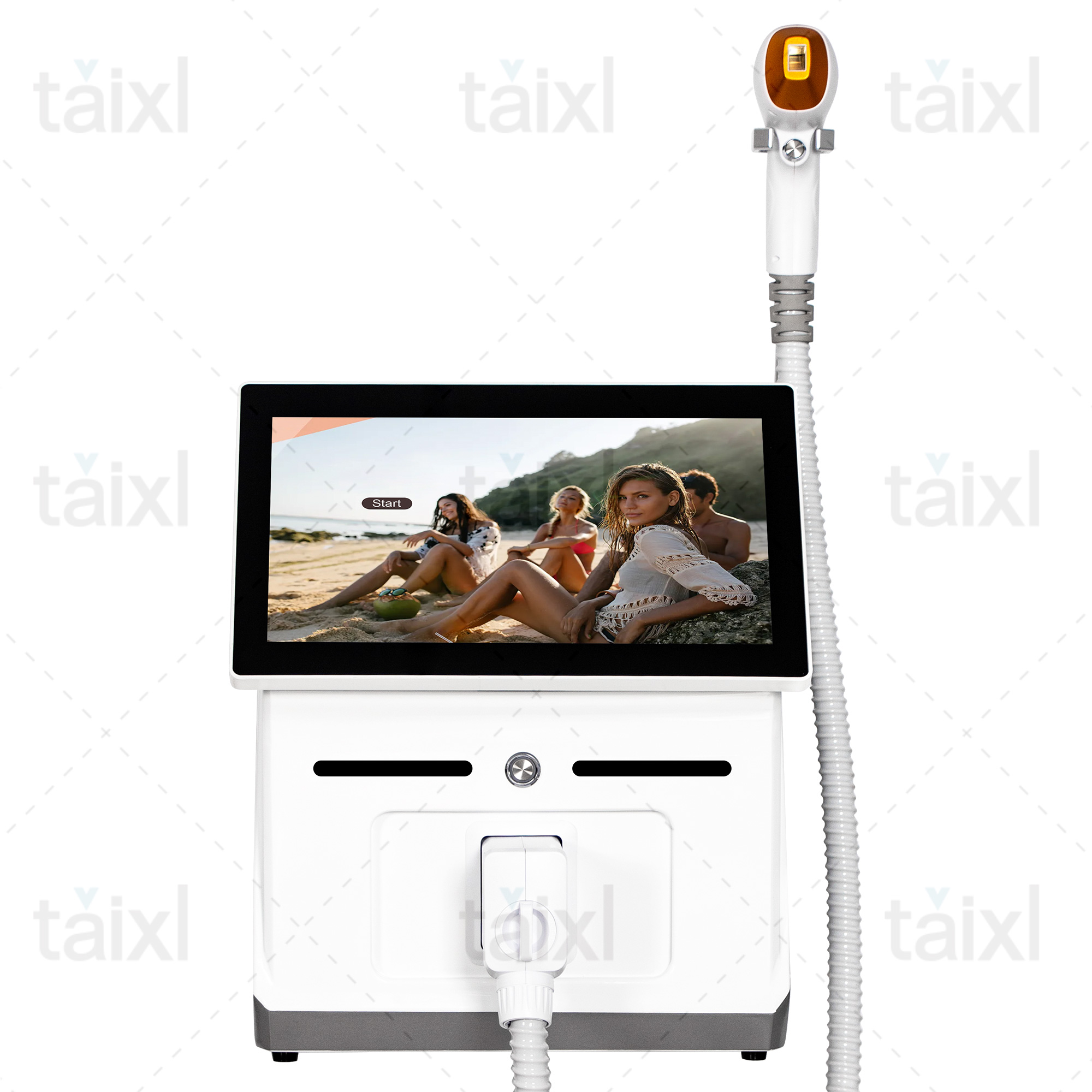 2025 New Professional Permanent Laser Body Hair Removal Machine Portable 3000W Diode Alexandrite 808nm 3 Wavelength Ice Titanium Device