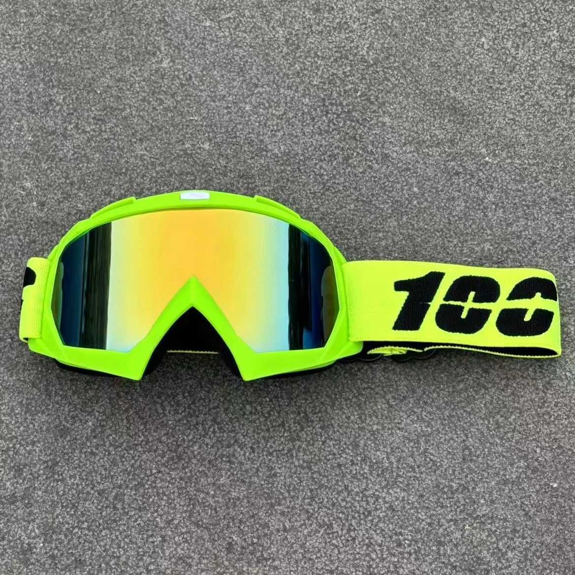 100 Off-road Goggles Motocross Glasses Motorcycle Sunglasses Man ATV Mask Windproof Protection Skiing Cycling Racing Goggles H250613