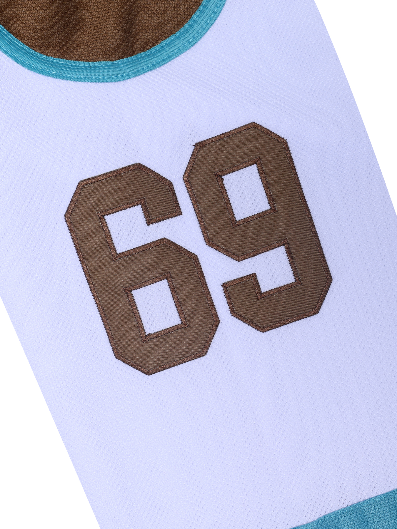69 Shore White Sudbury Blueberry Hockey Jeresys Hygroscopic and quick-drying, wear-resistant and wrinkle-resistant, light weight, antibacterial and od