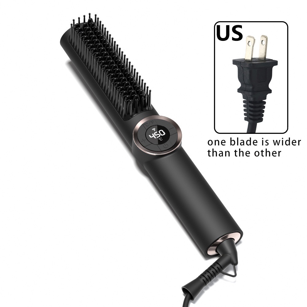 hair straightening comb Designer hair products Home hair straightener temperature control curling comb digital display electric comb