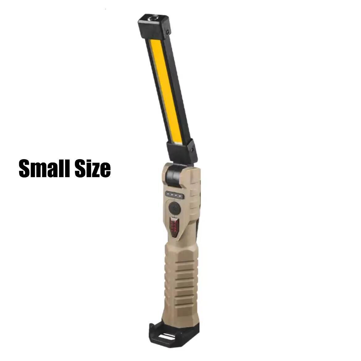 Rechargeable LED Portable Flash COB Folding Magnet Strong Light with Built-in Battery Camping Emergency Work Lamp