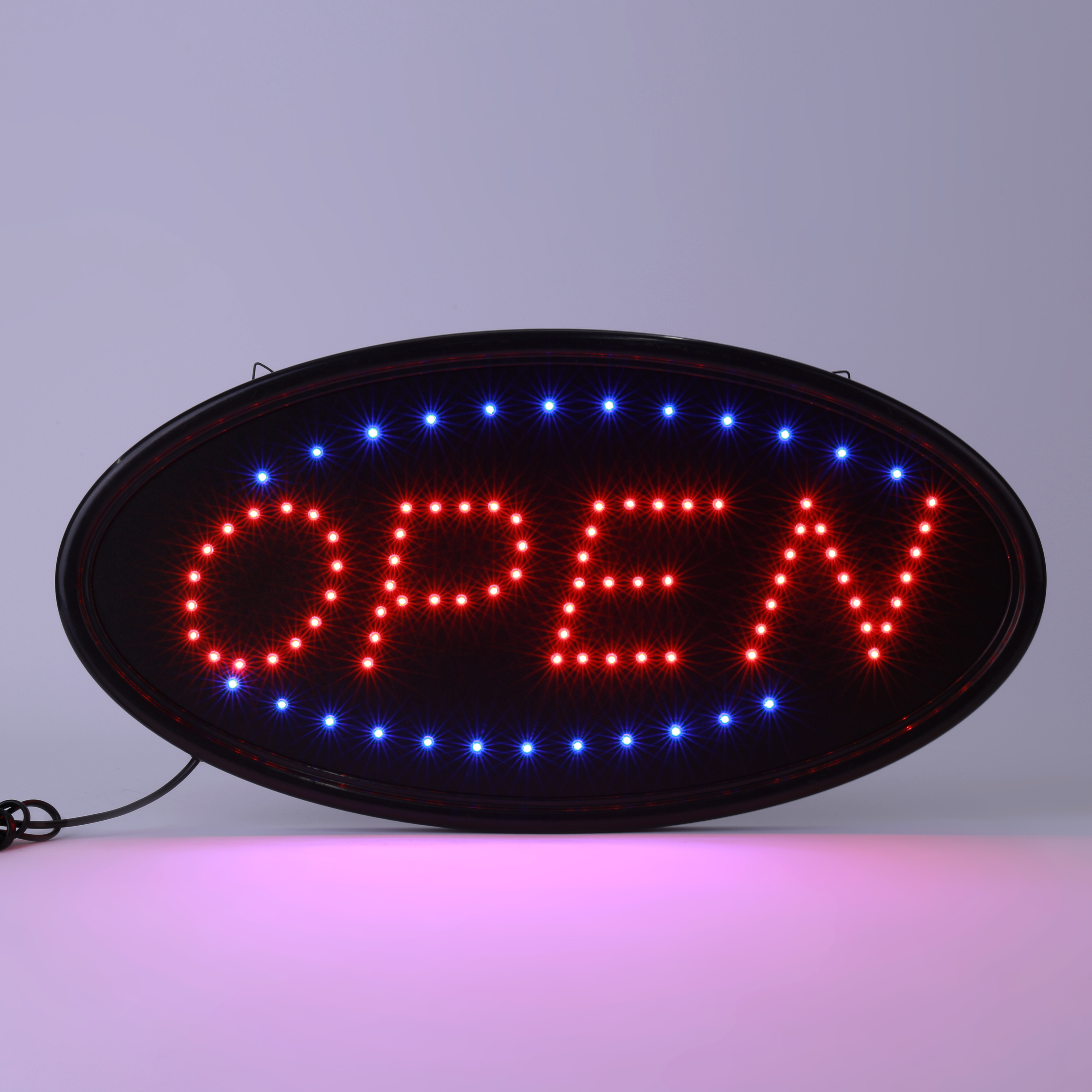 Commercial LED Open Sign with Dynamic Lighting Effects Suitable for Shops, Bars, Hotels