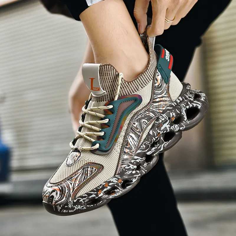 Breathable Men Casual Sneakers Luxury Mens Tennis Shoes Trainer Race Fashion Loafers Running Shoes Comfortable Tennis Race Shoes W250613
