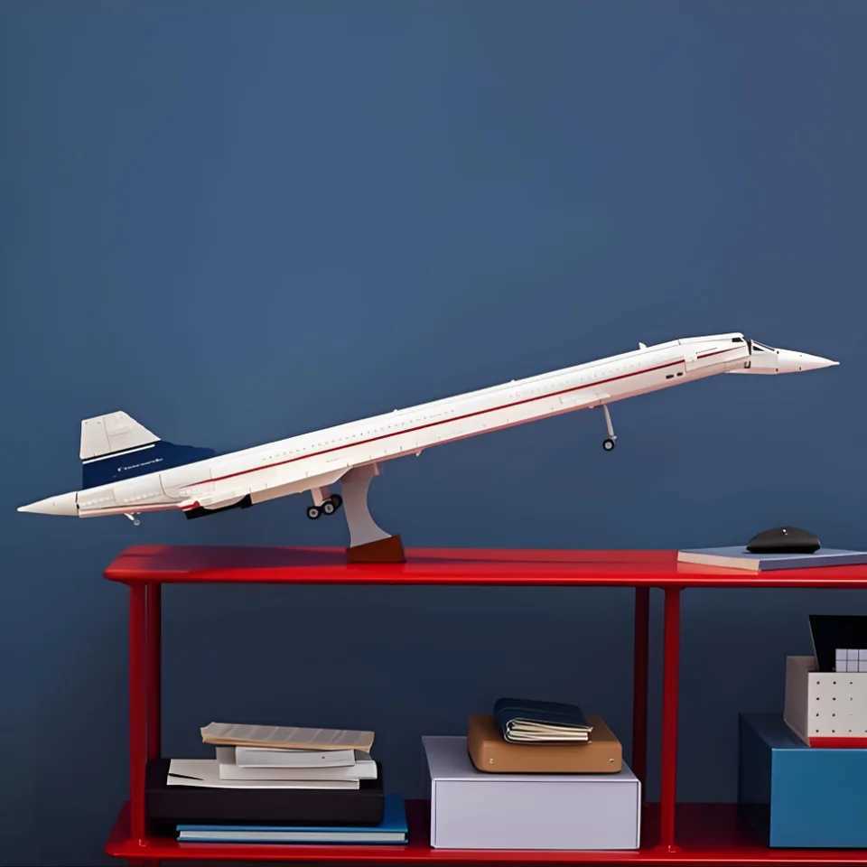 2025 New Airbus Concorde Building Kit Supersonic Airliner Space Shuttle 10318 Model Educational Toy For Children Birthday Gift L250612
