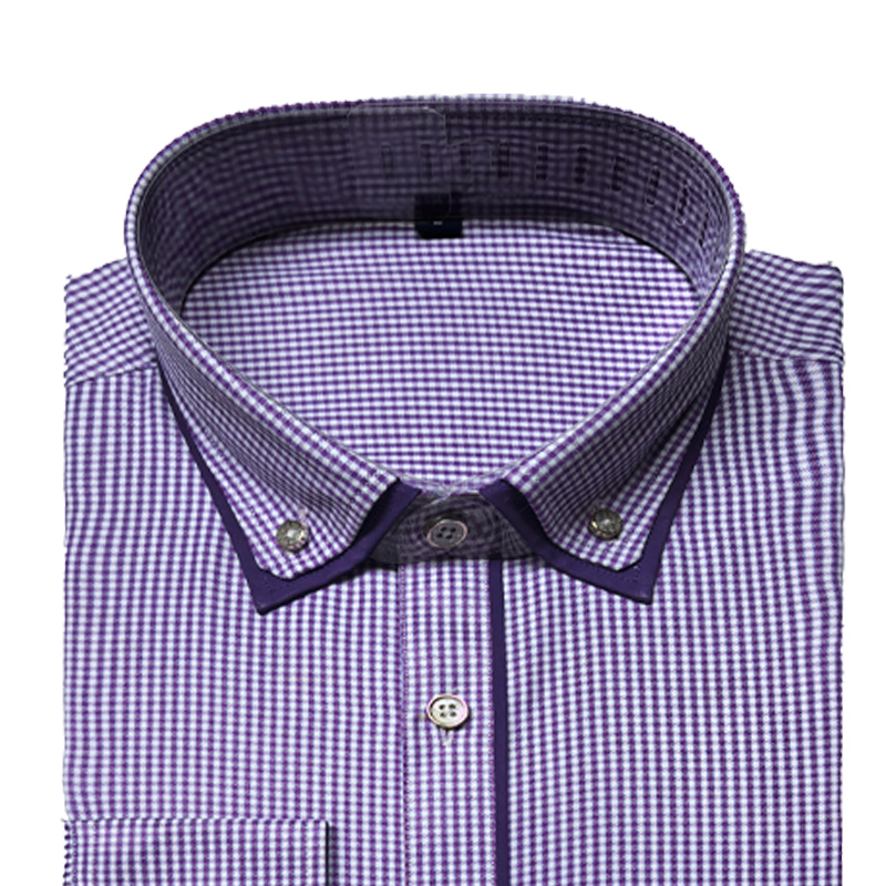 Men's Business Leisure Shirt - Pure Cotton, Wrinkle Resistant & Breathable