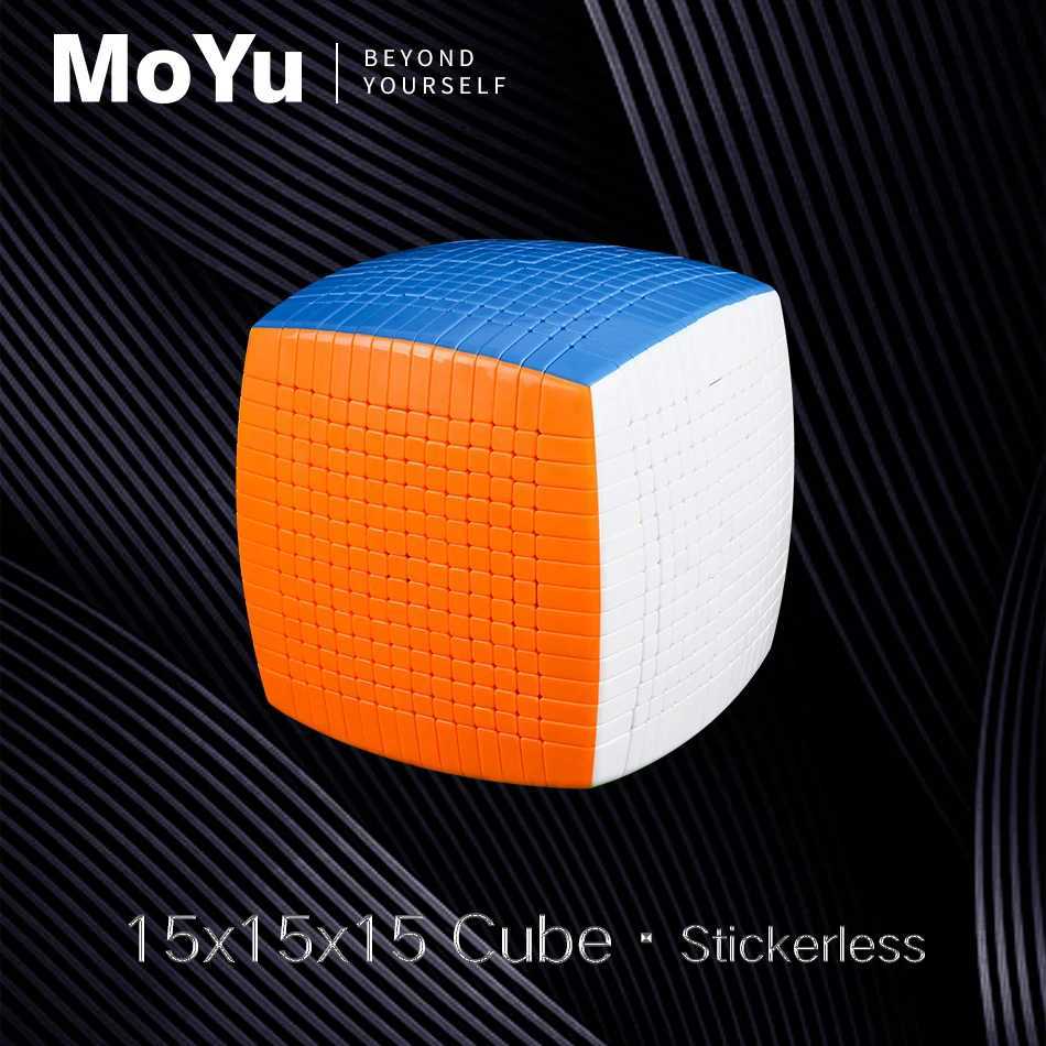 MOYU Meilong 15x15 Magic Cube 15 Layer Professional Speed Cube Childrens Gift Puzzle Toys Game Infinite Cubo Magico L250612