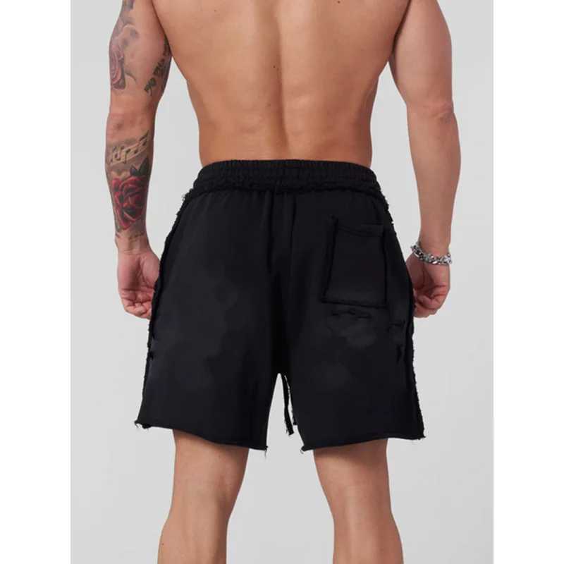 New American-style Shorts For Men Running Training Basketball Sports Summer Casual Terry Five-point Cotton Shorts X250613 - view 4