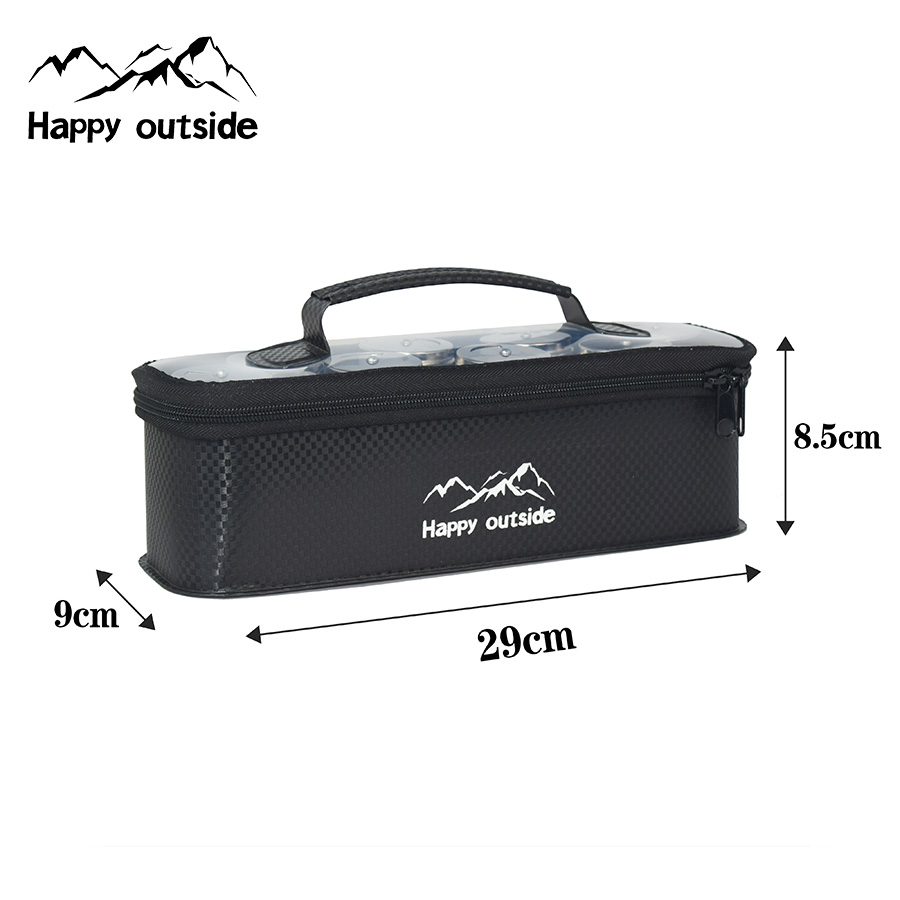 Heavy-Duty Tool Organizer Box - MULTI-PURPOSE Foldable Storage Case, Wear-Resistant for Garage/Car Repair/Outdoor Tools (Matte Black)
