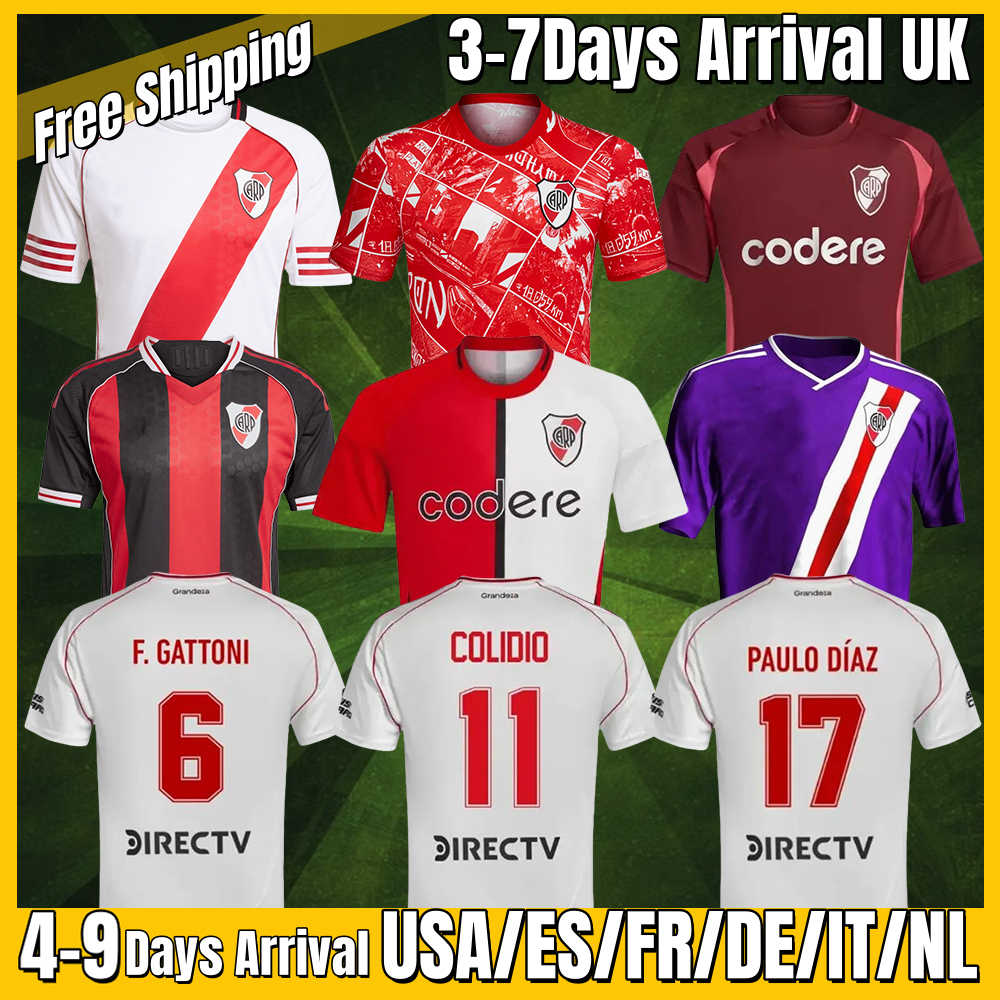 xxxl 4xl River Plate 24 25 26 Third Kit Borga Riverbed soccer jerseys MEZA PALAVECINO LANZINI COLIDIO BARCO ALIENDRO SOLARI home third generation football shirtS-4XL