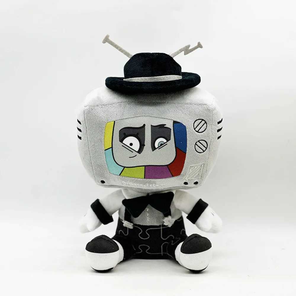 35cm SMG4 Mr. Puzzles Plush Toys Cute Soft Stuffed Cushion Cartoon Anime Dolls For Kid Birthday Christmas Gift L250612