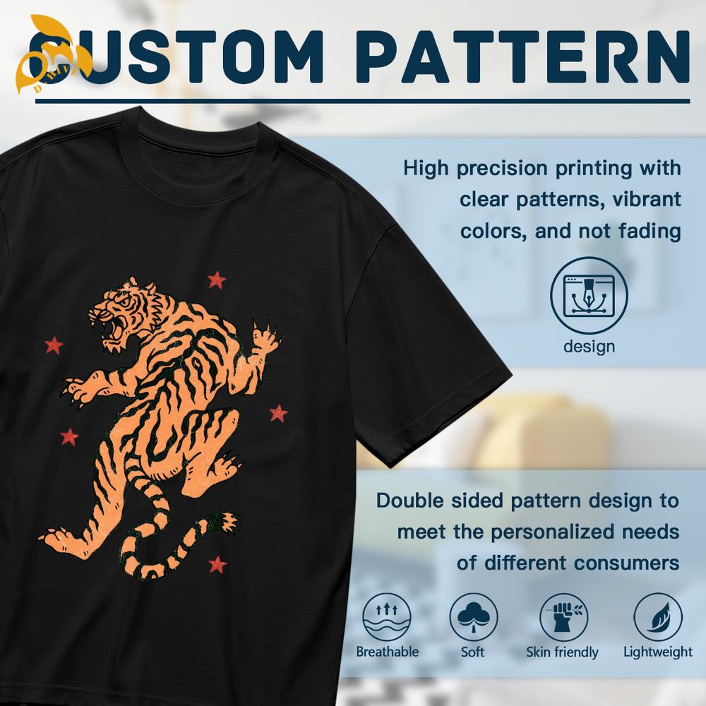 Free Shipping Designer Oversize Customized Summer Men's Women's T-shirt Short Sleeve Round neck breathable Customized Tees Shipping from US