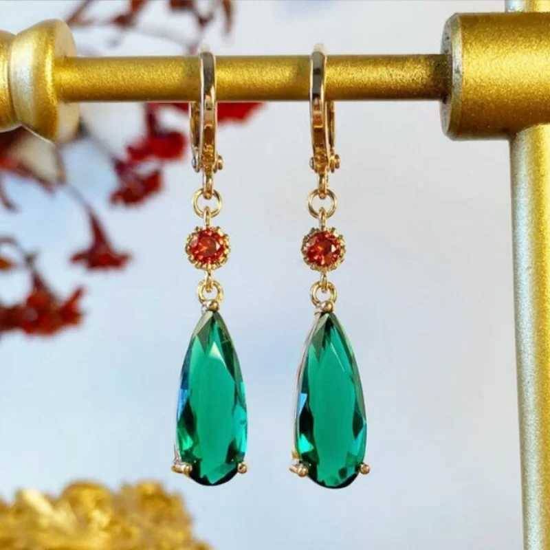 Fashion Elegant Earrings for Women Hayao Miyazaki Howls Moving Castle Red Beads Christmas Jewelry Gift V250613