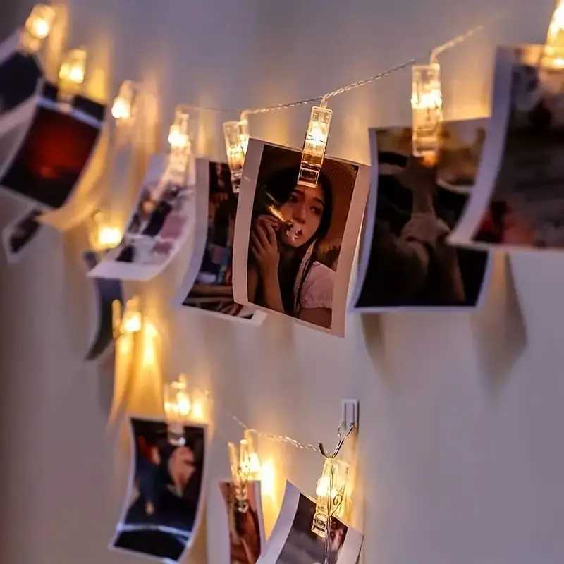 1 Pack of Photo Clip Light String for Hanging Photos USB Power Supply Suitable for Room Decoration Birthdays Parties WeddingsXJ250612