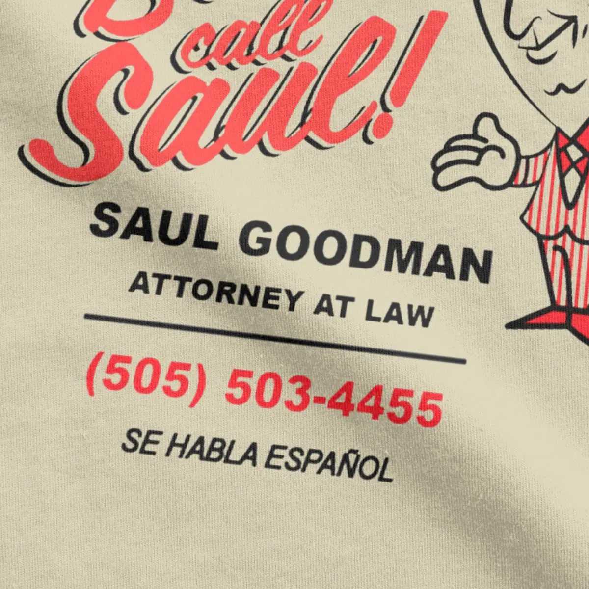 Better Call Saul Goodman T Shirt Men Pure Cotton Vintage T-Shirt Round Neck Tee Shirt Short Sleeve Tops Gift Idea X250613