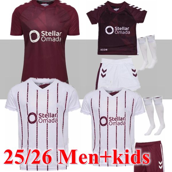 25 26 Heart of MidlothianS Soccer Jerseys BOYCE SHANKLAND DEVLIN 2025 2026 McKay Men kids kit full sets Football Shirts kids kits