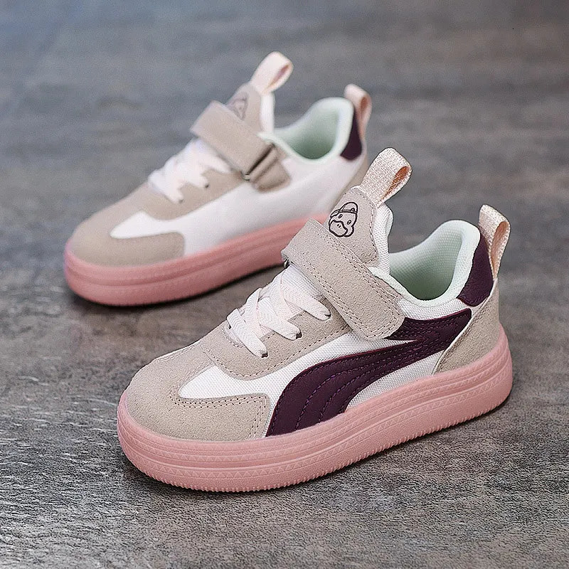 2025 Green Sports Shoes Boy Girl Platform Hook Loop Kids Skate Shoes Spring Summer Childrens Sneakers zapatillas nino 250613