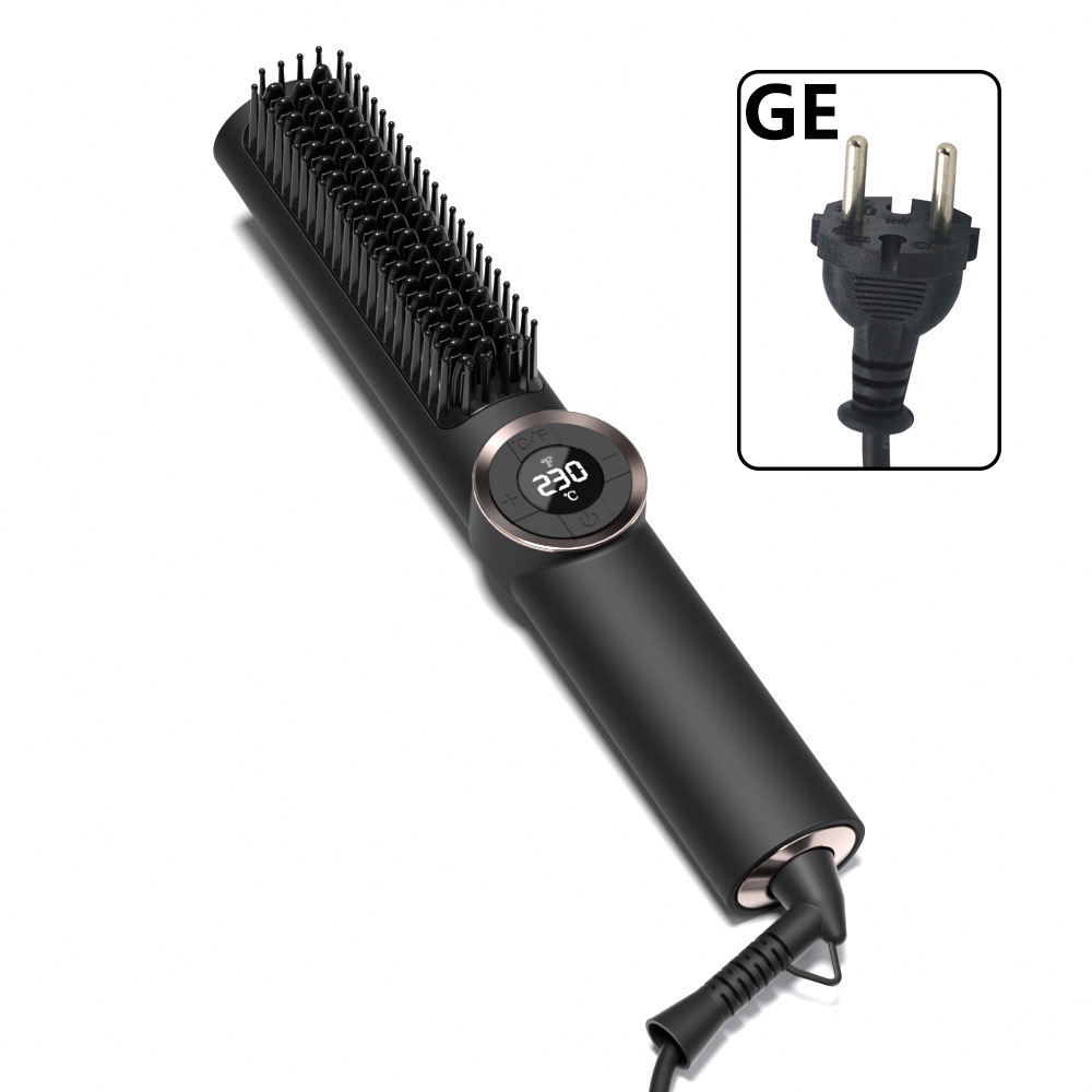 hair straightening comb Designer hair products Home hair straightener temperature control curling comb digital display electric comb