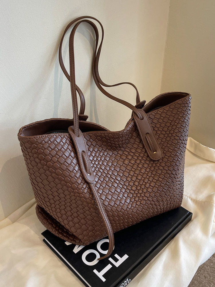 Retro Versatile Large Capacity Shoulder Bag Women Summer Woven Bag Vacation Beach Shopper Tote Bags Party Handbags