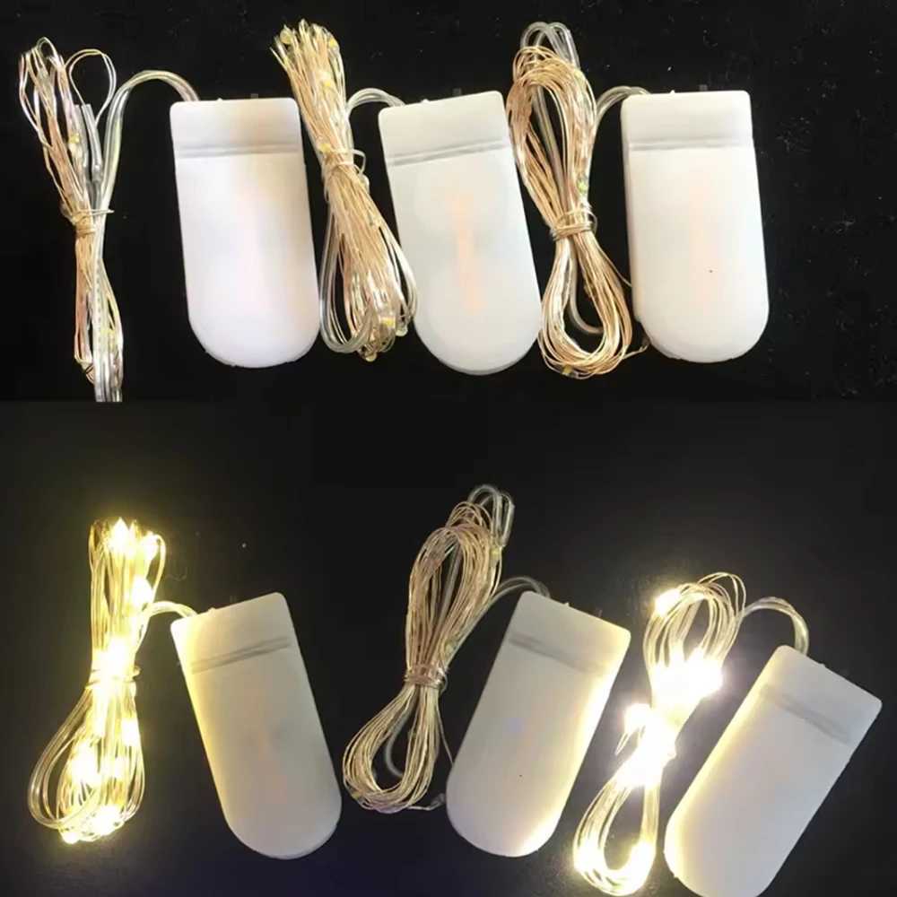 LED Copper Wire Fairy Lights Battery Powered LED String Lights Party Wedding Indoor Christmas Decoration Garland Lights XJ250612