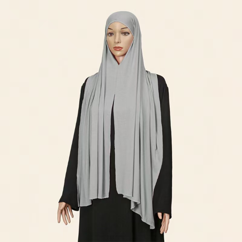 T960 new mercerized cotton equal length lazy headscarf Arab Malay ladies sweat cloth head shawl scarf