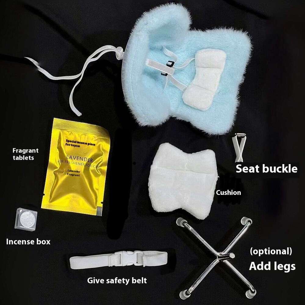 Suitable for 17cm Labubu Hanging Cute Safety Seat Air Vent Decoration Car Interior Accessories