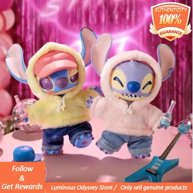 Disney Stitch Gen Z Street Series Blind Box Figure Cute Stitch Vinyl Doll Customized Plush Surprise Bag Pendant Girl Gift Toys W250613