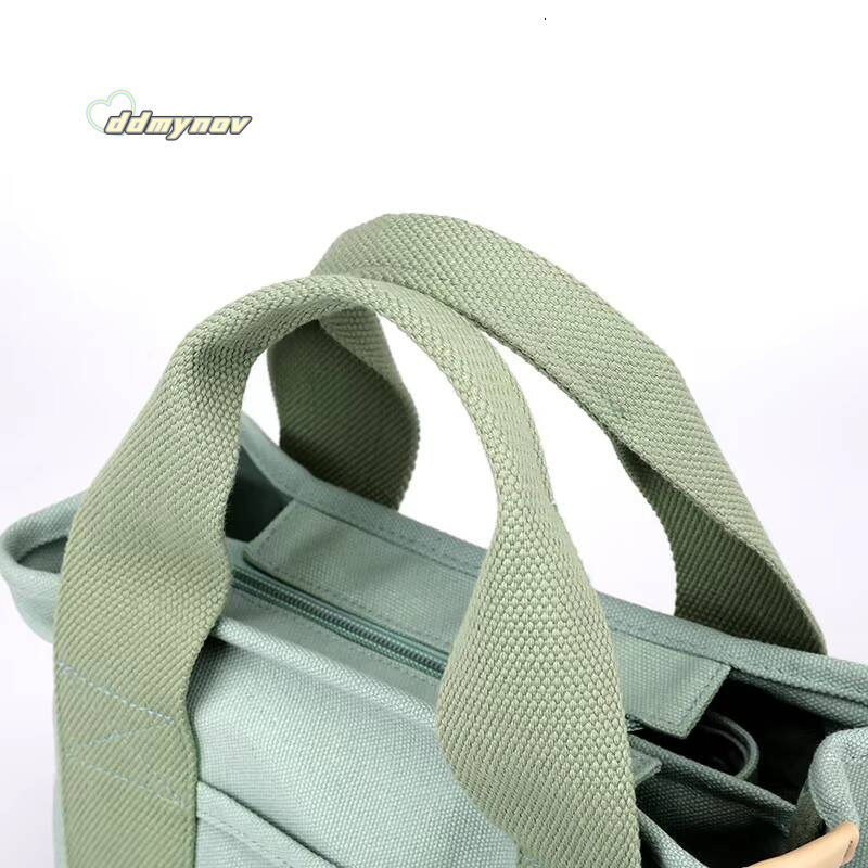 Xierya Women Small with Zipper Fashion Lady Single Shoulder Portable Thickened Canvas Mobile Phone Bucket Tote Bag ddmynov