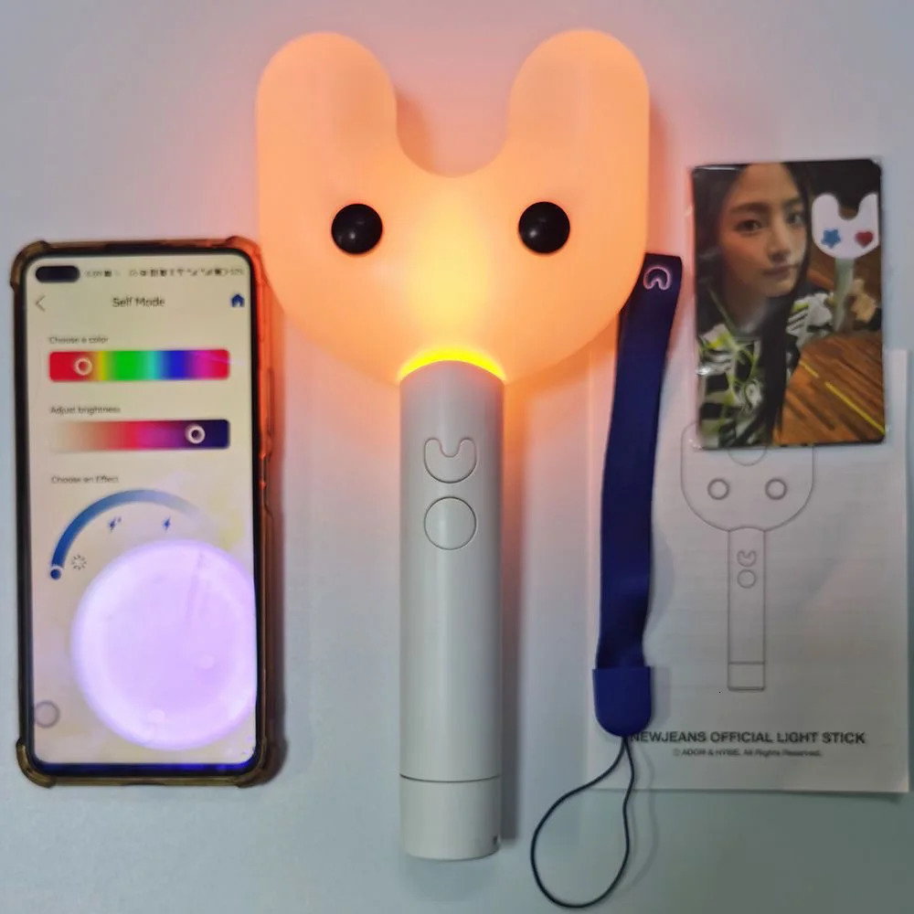 Kpop NJ Lightstick With Bluetooth Hand Lamp Gidle Concert Hiphop Party NJ Light Stick Fluorescent Collection Toys 250613 - view 3