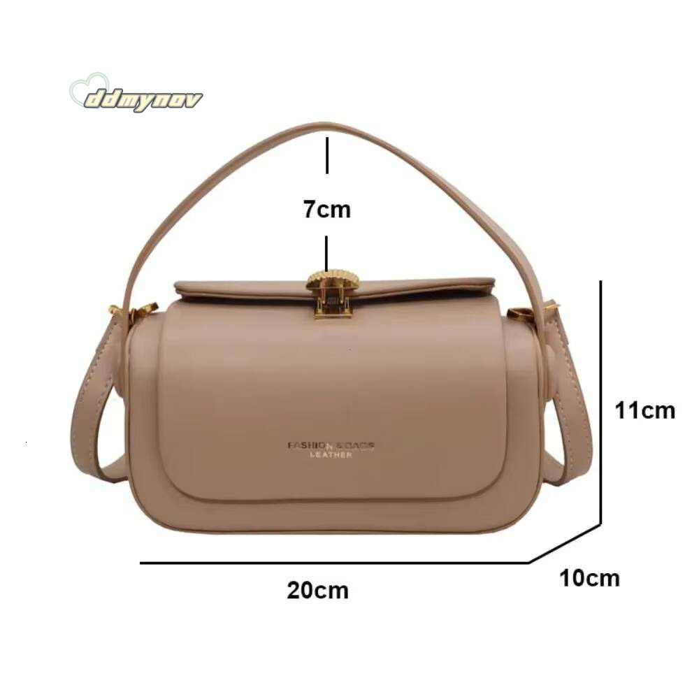Classic Black Shoulder Bag Women's Versatile Retro Crossbody Square Bags 2024 New Large Capacity Textured Leather Flap Handbags ddmynov
