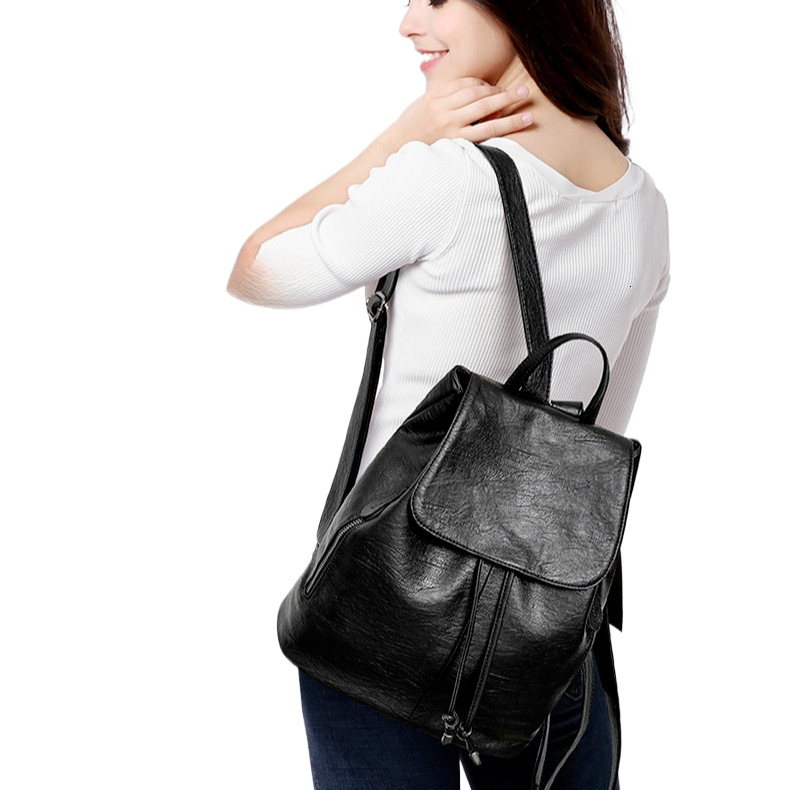 Free Shipping Versatile Niche Travel Drawstring Backpack Summer New Lightweight Women's Backpack Soft Designer Leather Luxury Trendy Bag