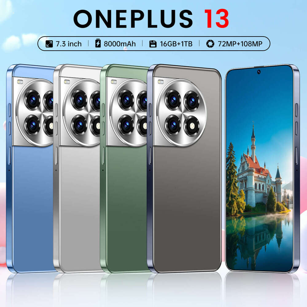 New Hot-Selling OnePlus 13 Android Phone 7.3inch Large Screen 16+1T Storage